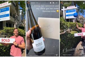 Joseph Baena celebra venta de casa