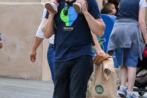 Jeremy Renner y su hijita Ava