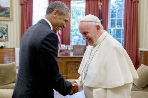 Barack Obama y el papa Francisco