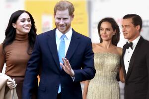 Príncipe Harry, Meghan Markle, Angelina Jolie y Brad Pitt