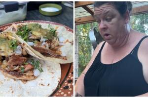 Mexicano le pide hamburguesas y hot dos a su esposa estadounidense.