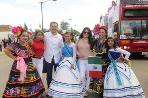 La Villita se vistió de verde, blanco y rojo