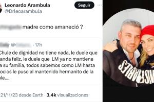 Leonardo Arámbula, hermano de Aracely Arámbula, así contestó a las críticas hacia la actriz y su familia.