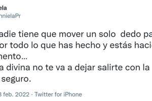 Daniela Parra reacciona ante el comunicado de Ginny Hoffman.