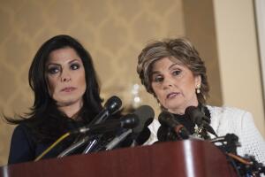 Gloria Allred News Conference With Natalie Khawam