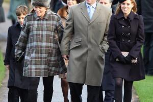 British Royals Attend Christmas Day Service At Sandringham