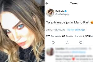 Este fue el mensaje que Belinda compartió con sus fans.