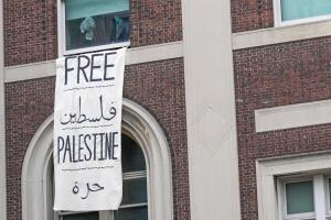 Protestas Israel Palestinos Campus Columbia
