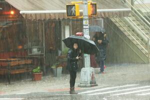 Rain Storms In New York City Cause Flash Flood Warnings