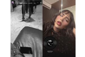 Así se dejó ver el hermano de Nodal en Instagram.