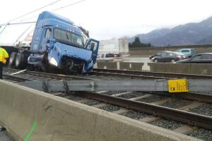 Accidente en la autopista 210 en Pasadena