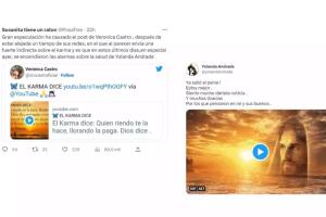Verónica Castro publica mensaje sobre el karma.