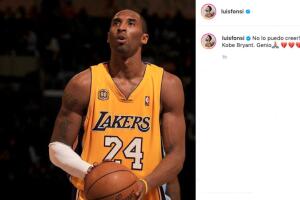 Luis Fonsi lamenta muerte Kobe Bryant