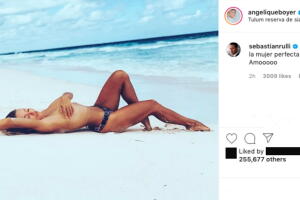 Angelique Boyer, foto toples, 6 de enero de 2020