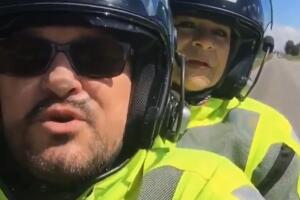 Arturo Peniche y su esposa