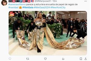 Serena Williams en memes de los Met Gala 2024