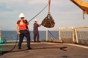 Cocaína en el buque