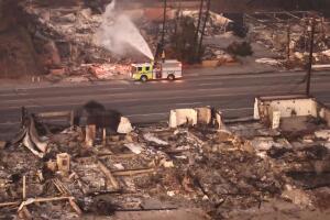 Powerful Winds Fuel Multiple Fires Across Los Angeles Area