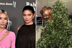 Los arbolitos y decoraciones de Navidad 2022 de las Kardashian