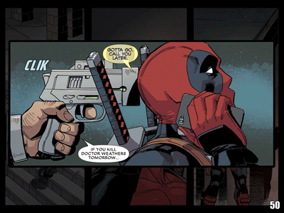Deadpool y Cable - Split Second gif