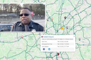 Accidente sobre la I-285