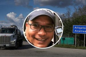 El venezolano Ángel Camacho pasó casi 30 días detenido en un centro migratorio en los Everglades.