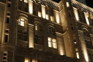 Proyecciones en el hotel trump