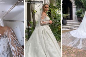 Lele Pons en su boda con Guaynaa