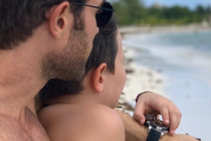Sebastián Rulli hijo Santiago. Vacaciones Noviembre 2018.