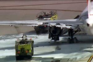 Avión se incendia en aeropuerto de Ft. Lauderdale.