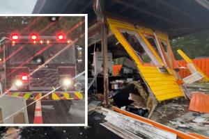 Incendio Jugo Café Tropical.