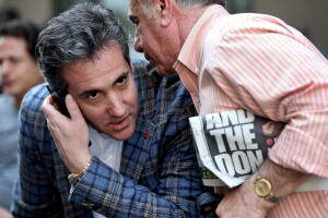 Michael Cohen, abogado personal de Trump, en Nueva York, días después del allanamiento de sus oficinas por el FBI.