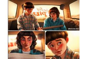 Dibujos de 'Stranger Things' de Rachel Hoo