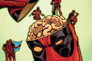 Deadpool trabajando en el cerebro de Deadpool