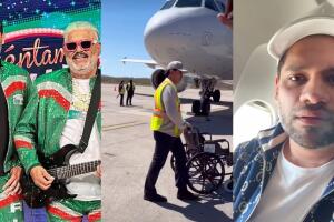 Mi Banda El Mexicano de Casimiro tras Festival Bésame Mucho: avión en que viajaba sufre falla