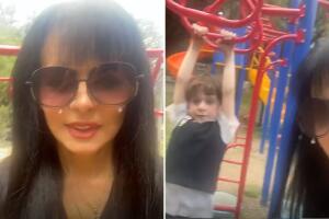 Maribel Guardia y su nieto