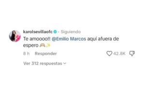 Karol Sevilla y Emilio Osorio