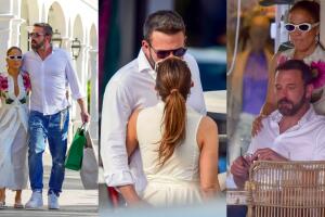 JLo y Ben Affleck fueron captados muy contentos posteriormente a la alegada discusión que habrían tenido.  