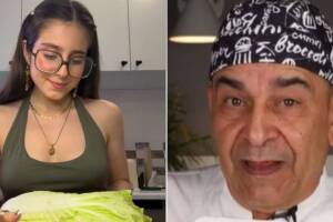 Señor conquista TikTok por cocinarle a su esposa: lo apodan 'el papá de RoRo'