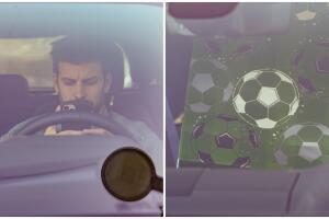 Piqué recoge a sus hijos en casa de Shakira y Milan le llevaría un regalo