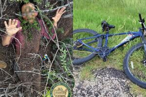 inmigrante indocumentado Uvalde patrulla fronteriza bicicleta escondido frontera