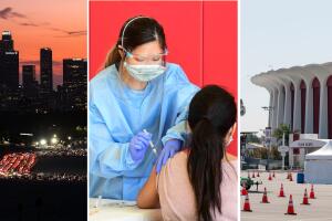 centros de vacunación Los Angeles