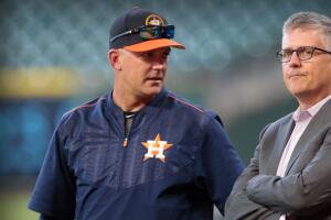  AJ Hinch y  Jeff Luhnow