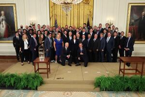 2020 World Series Champs LA Dodgers Visit The White House