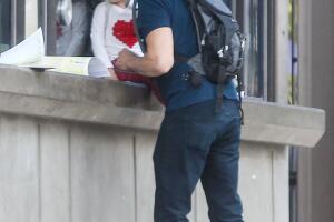 Jeremy Renner y su hijita Ava