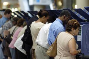 Latino Voters Go To The Polls Early In Florida