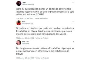 Reacciones en Twitter al segundo arresto de Ezra Miller en Hawái