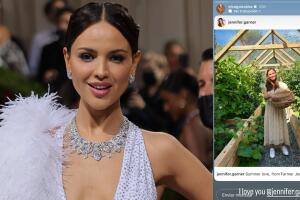 Eiza González mostró su apoyo a Jennifer Garner con un mensaje en el que le expresó su cariño.  