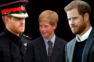 El príncipe Harry a través de los años.