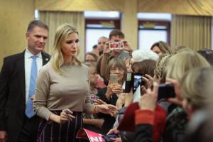 Donald Trump's Daughter Ivanka Trump Campaigns For Him In Wisconsin